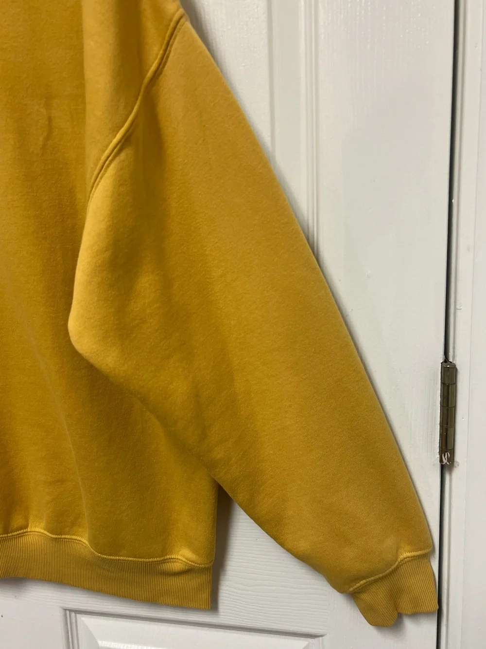 Yale University Men's Mustard Crewneck Sweatshirt